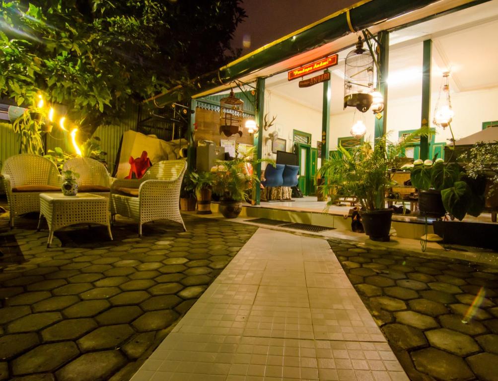 Front view of Pendopo Andari Homestay